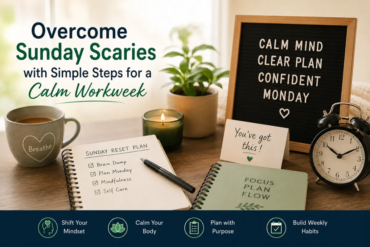 Overcome Sunday Scaries with Simple Steps for a Calm Workweek