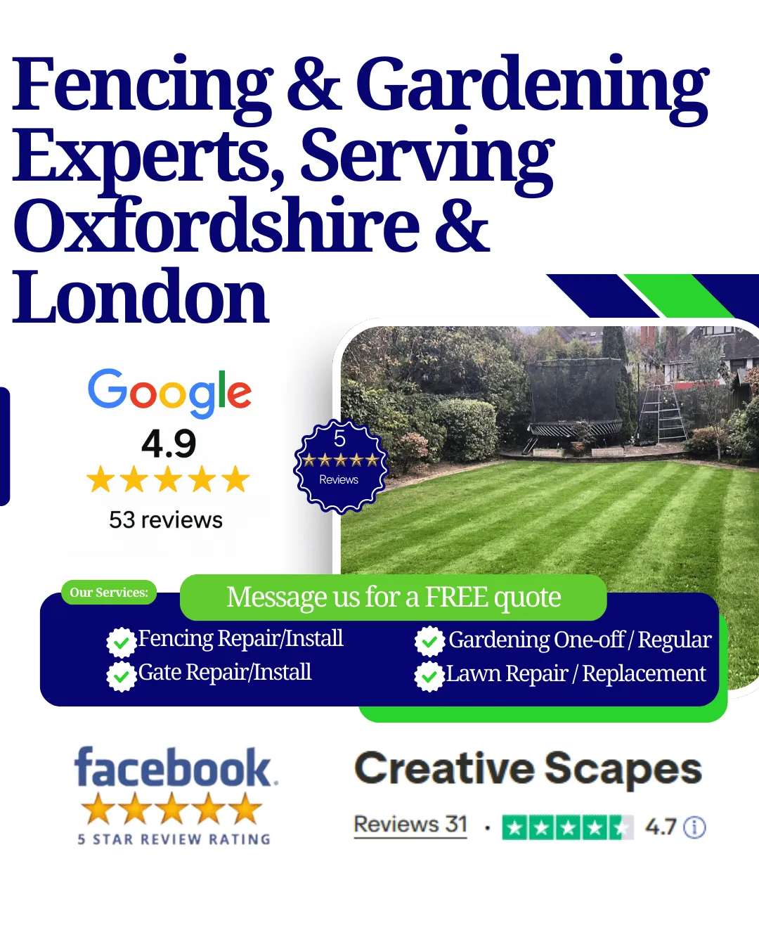 Domestic garden maintenance services in Bicester Oxfordshire