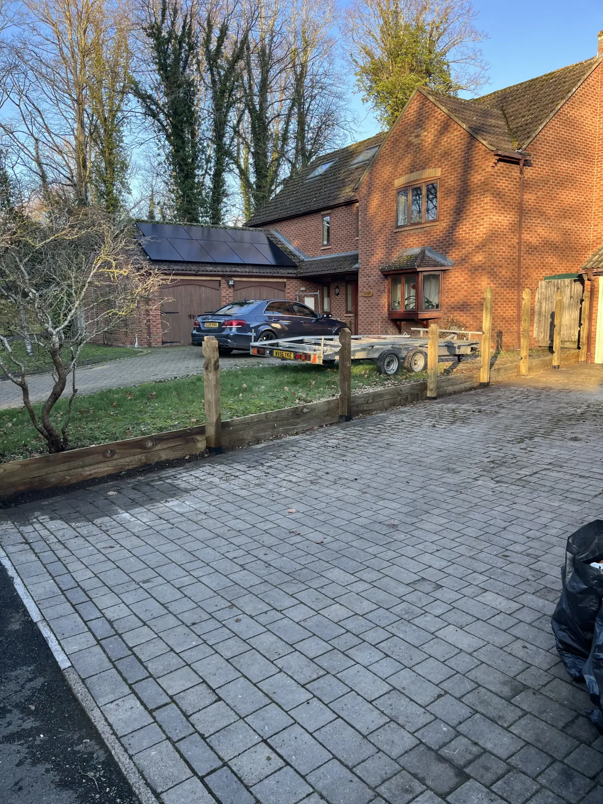 during new fence installation in kidlington by creative scapes