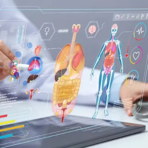 a large white machine with a monitor