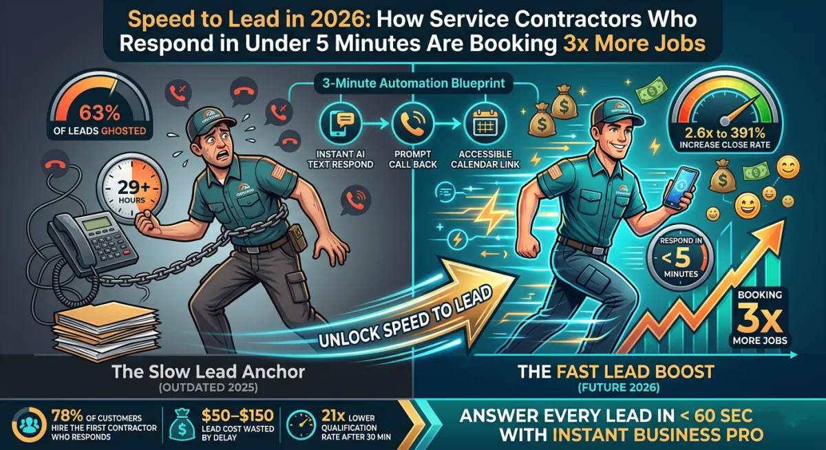 Speed to Lead in 2026: Contractors Booking 3x More Jobs with Instant Response