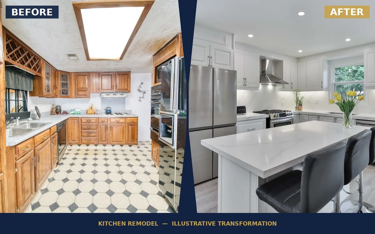 Complex residential remodeling and structural upgrade