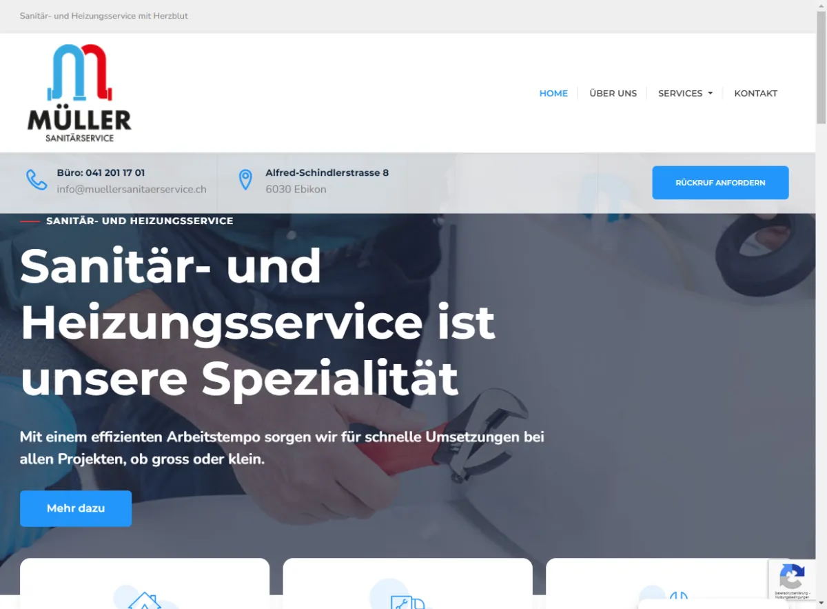 Referenz Müller Sanitärservice Luzern