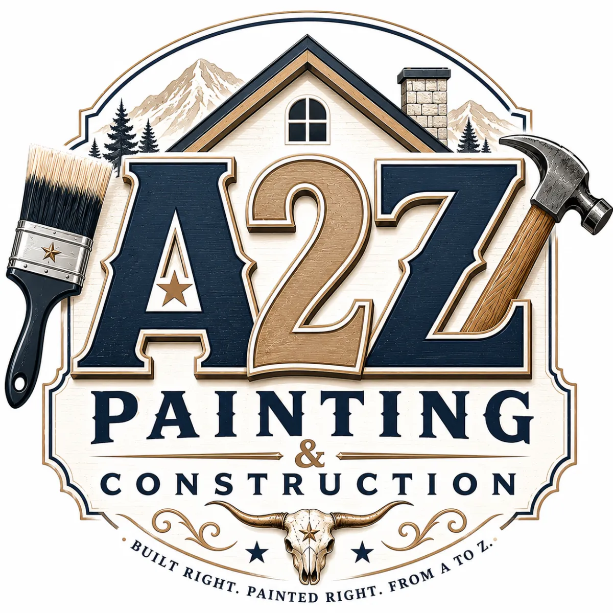 A2Z Painting and Construction logo
