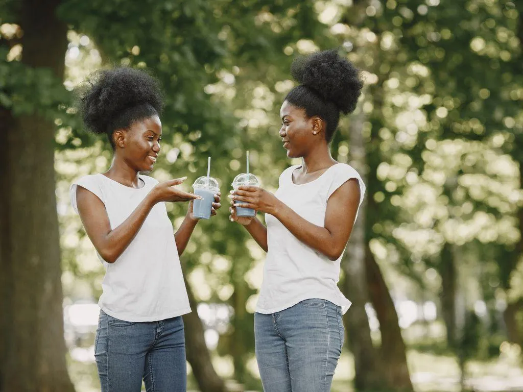 a large display of blue lights in a dark room