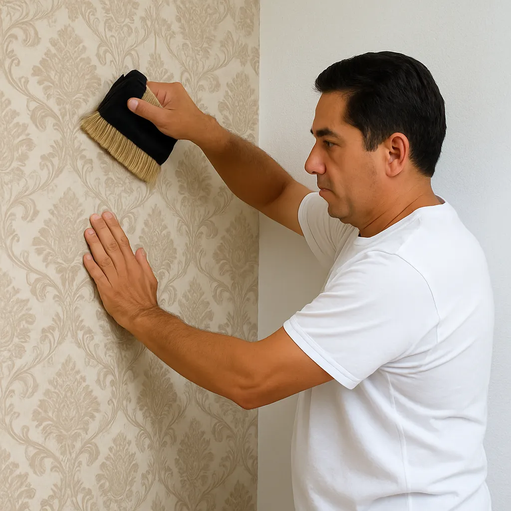 Wallpaper installation and paper hanging in Huntly