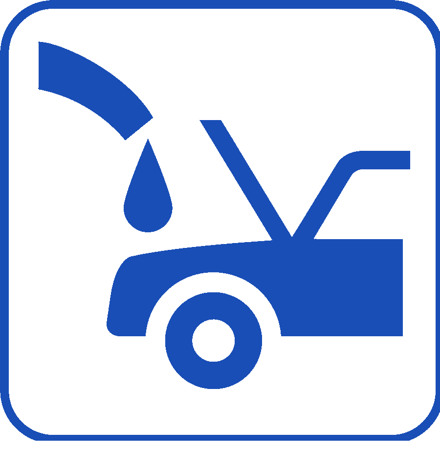 Brasi Automotive oil change service icon - oil can with droplet