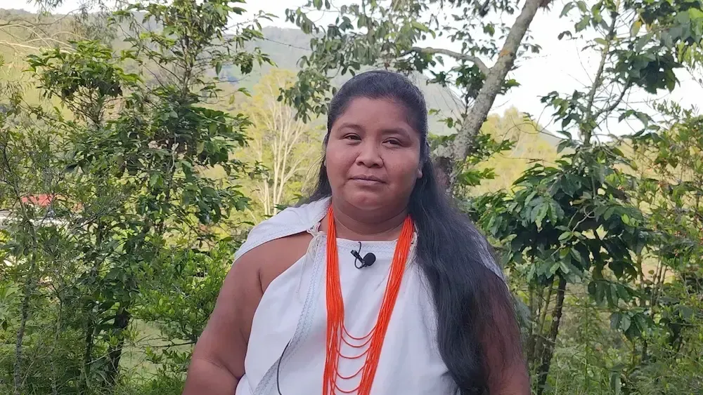 Marta Gil Leader of the Wiwa women´s sovereignty program