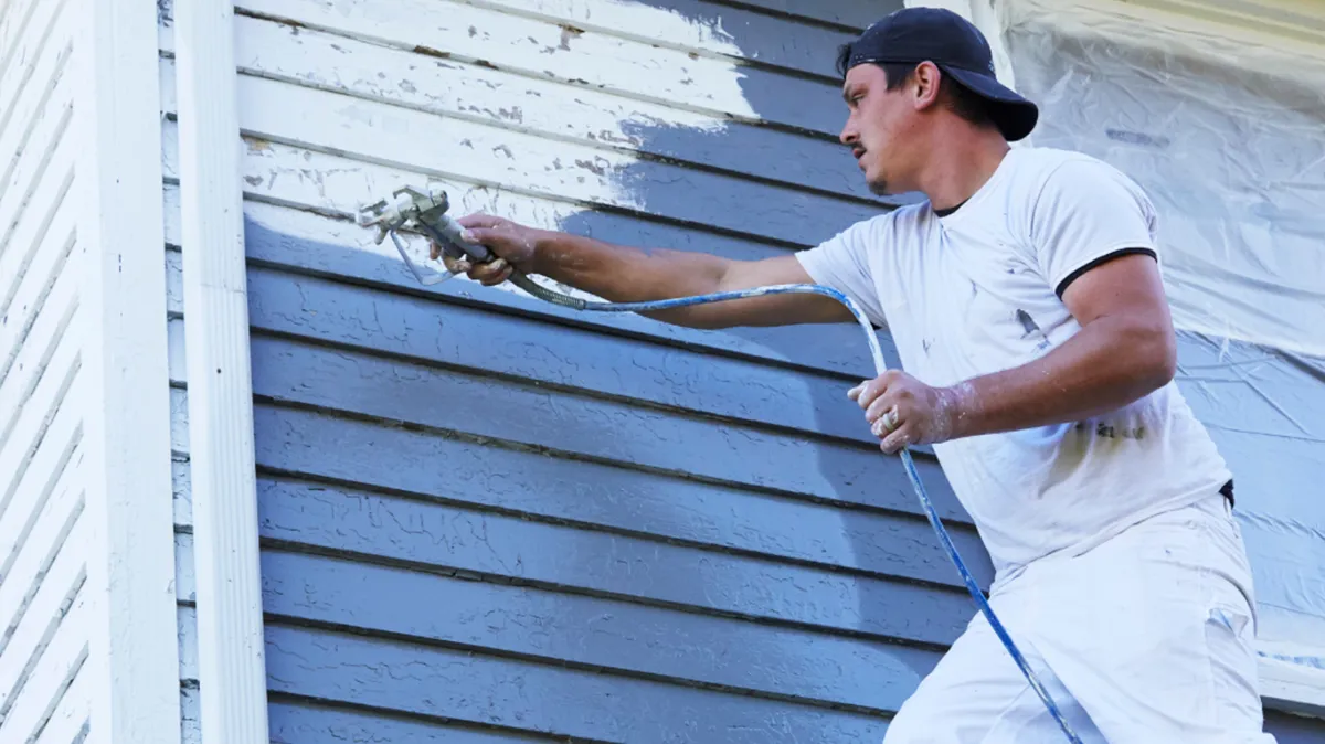 with professional painters
