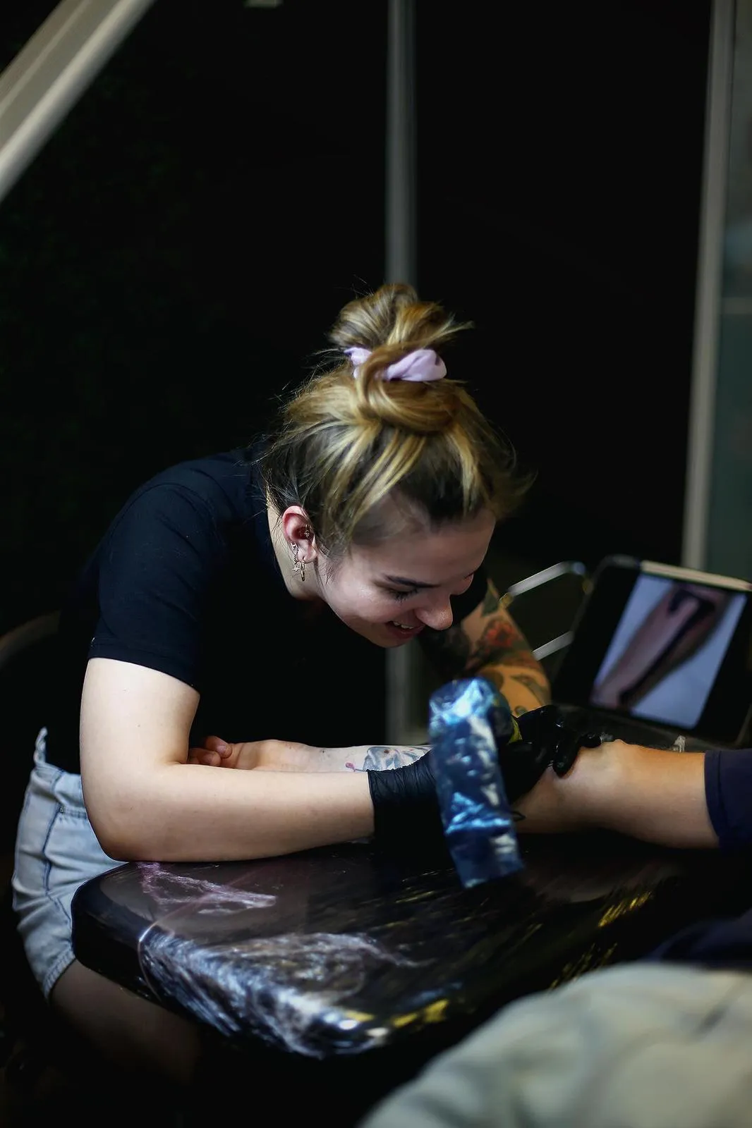 red white and black no smoking sign