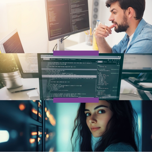 Dermocosmetic trainees practicing protocols in a bright training studio with instructor guidance.