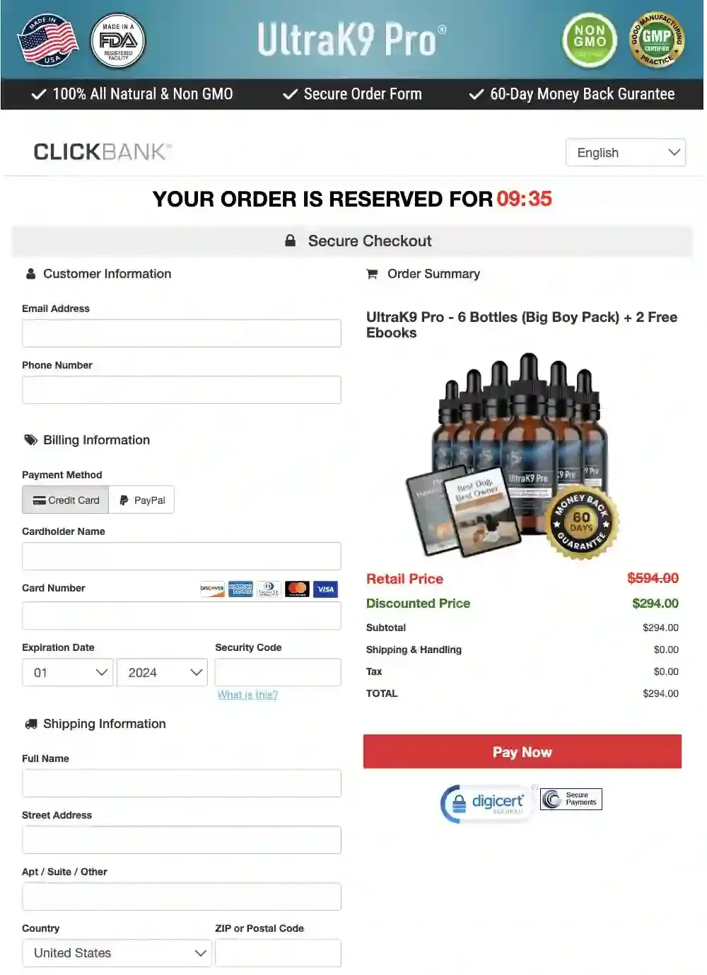 UltraK9 Pro  order