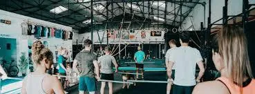 Ambiance réelle du studio de fitness