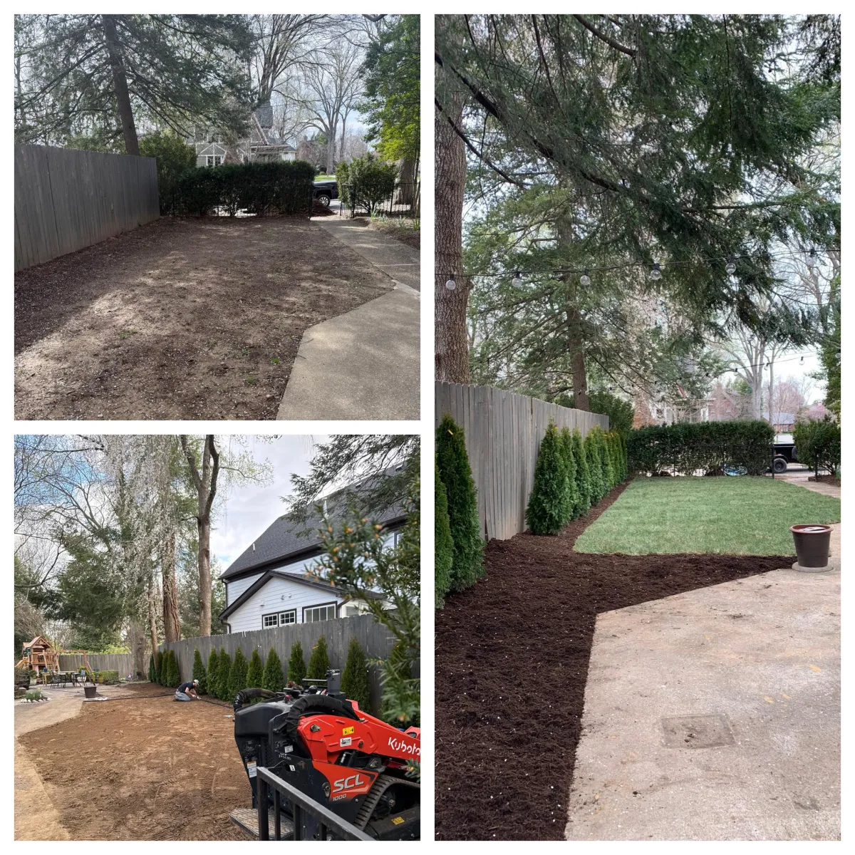 Professional excavation work in progress near Louisville KY