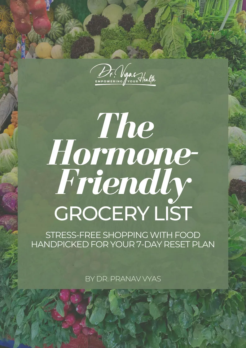 Hormone-friendly grocery list freebie