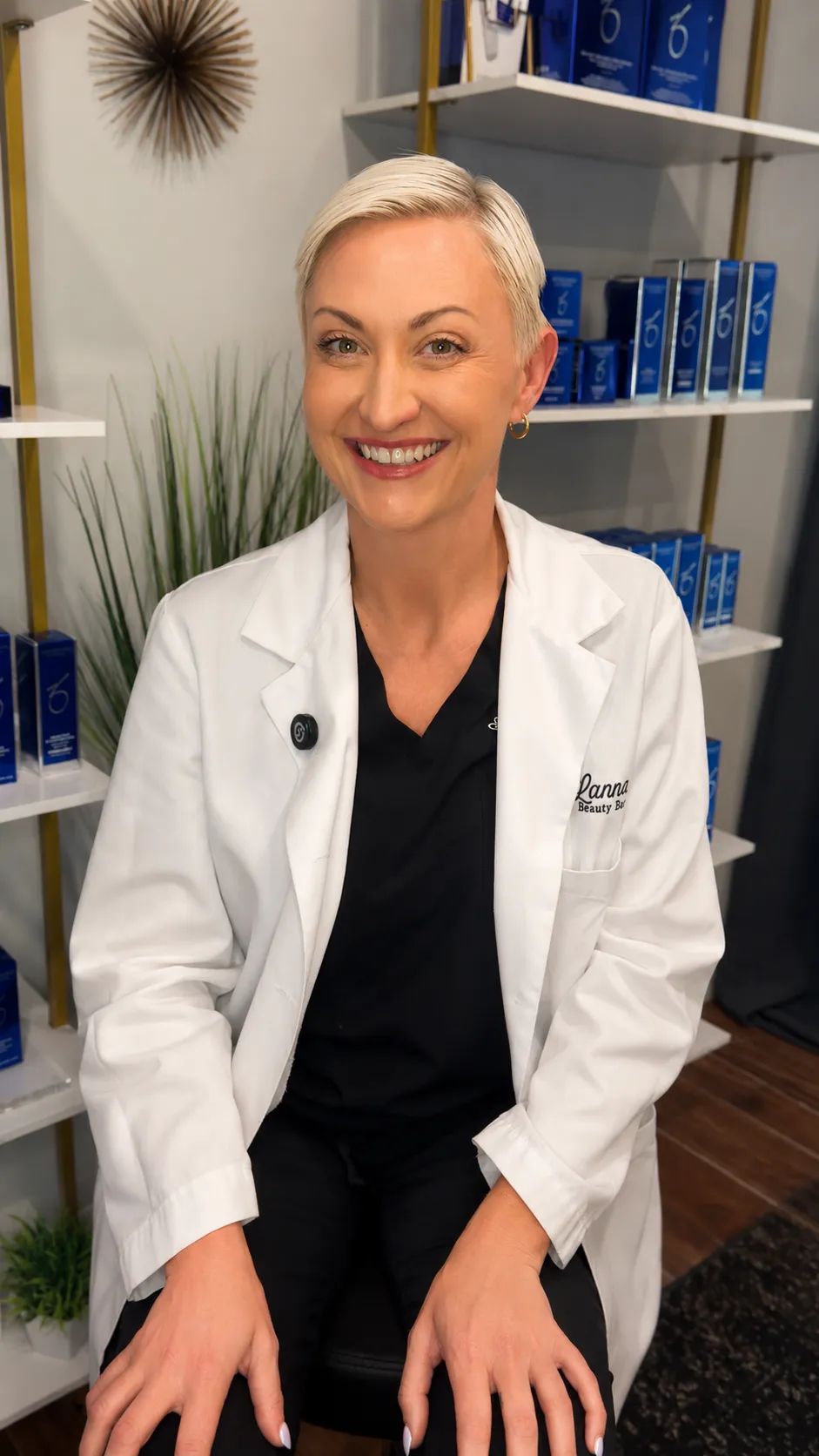 Lauren Velkoff in a premium clinical setting at Lanna Beauty Bar