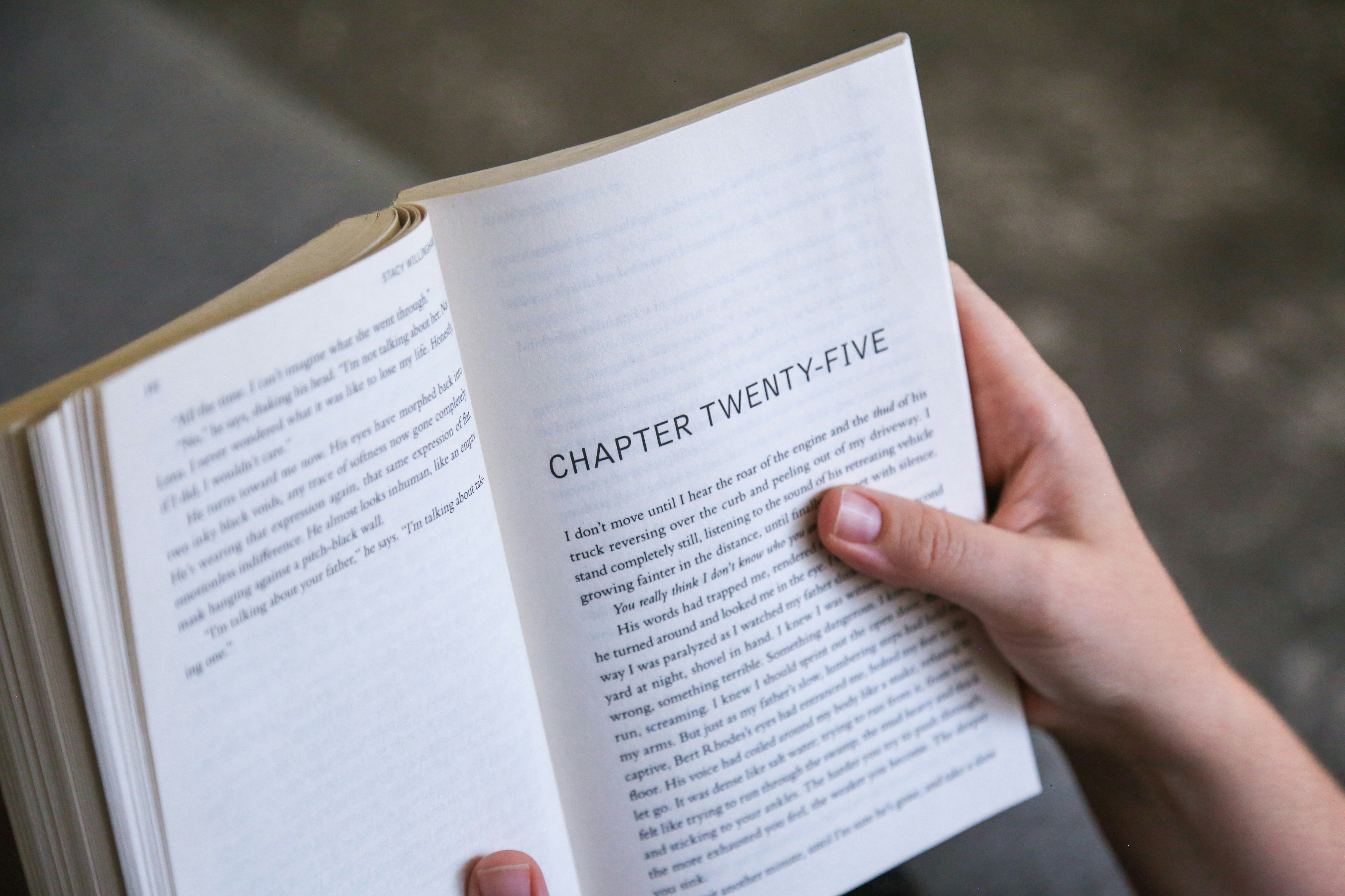 starting a new chapter in a book