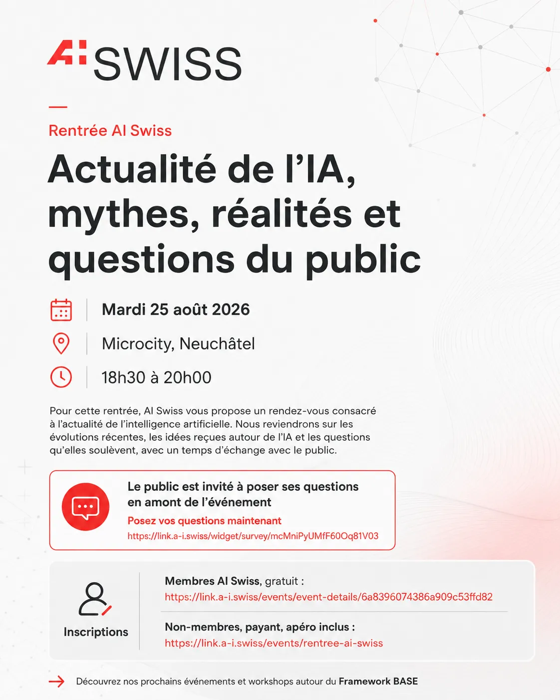 La Rentrée AI Swiss