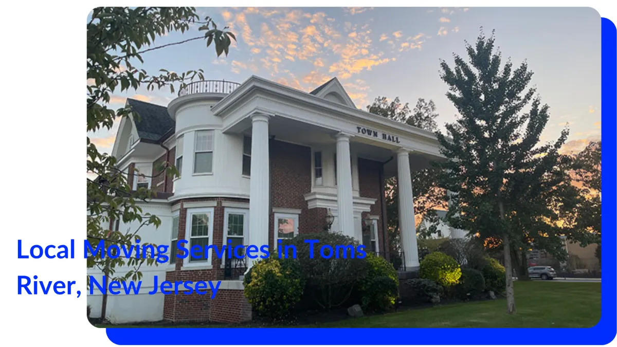 Large residential home in Toms River, New Jersey, representing local moving services for homeowners relocating within Ocean County and surrounding communities.