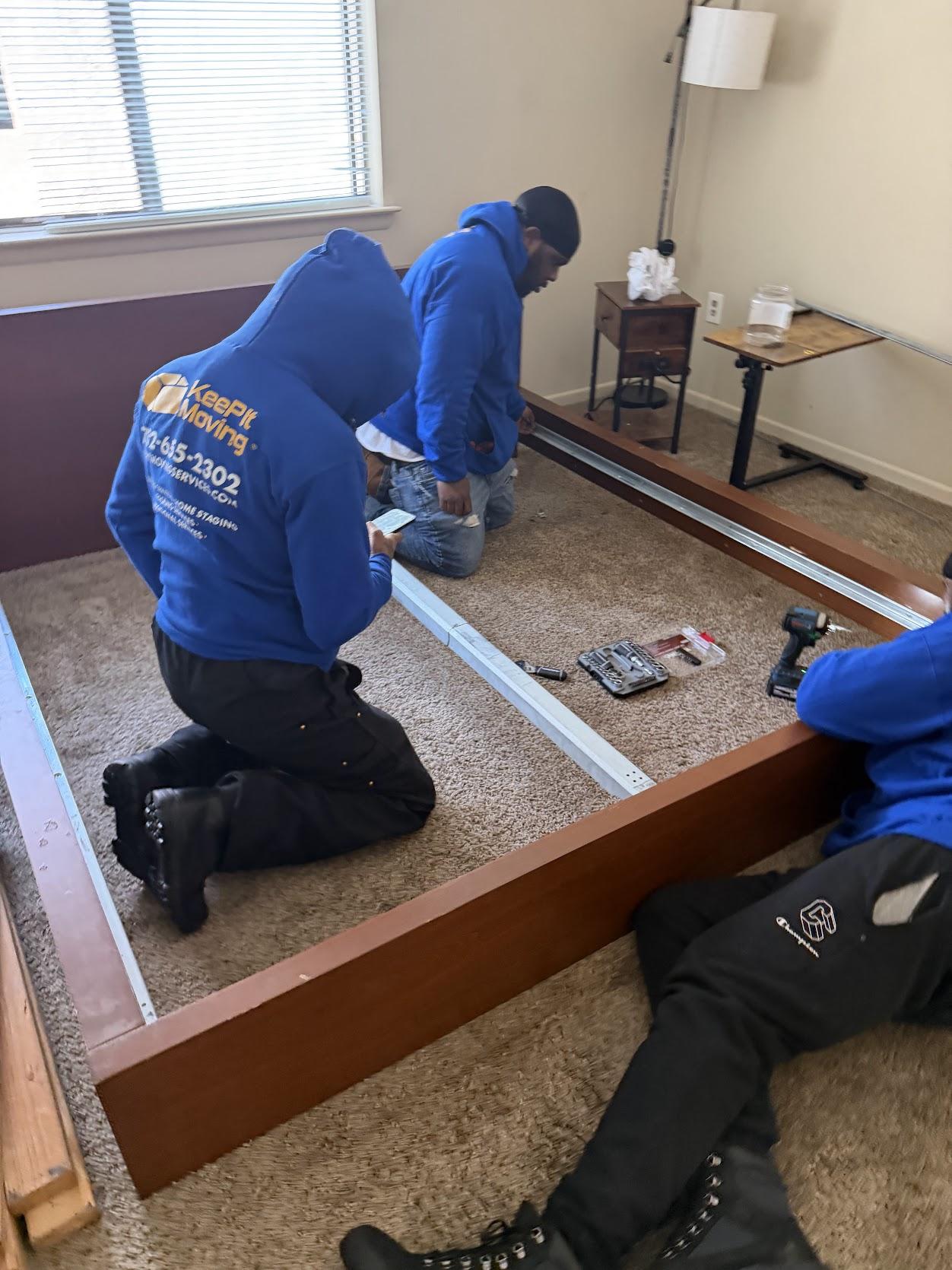 Professional furniture assembly and labor-only moving services