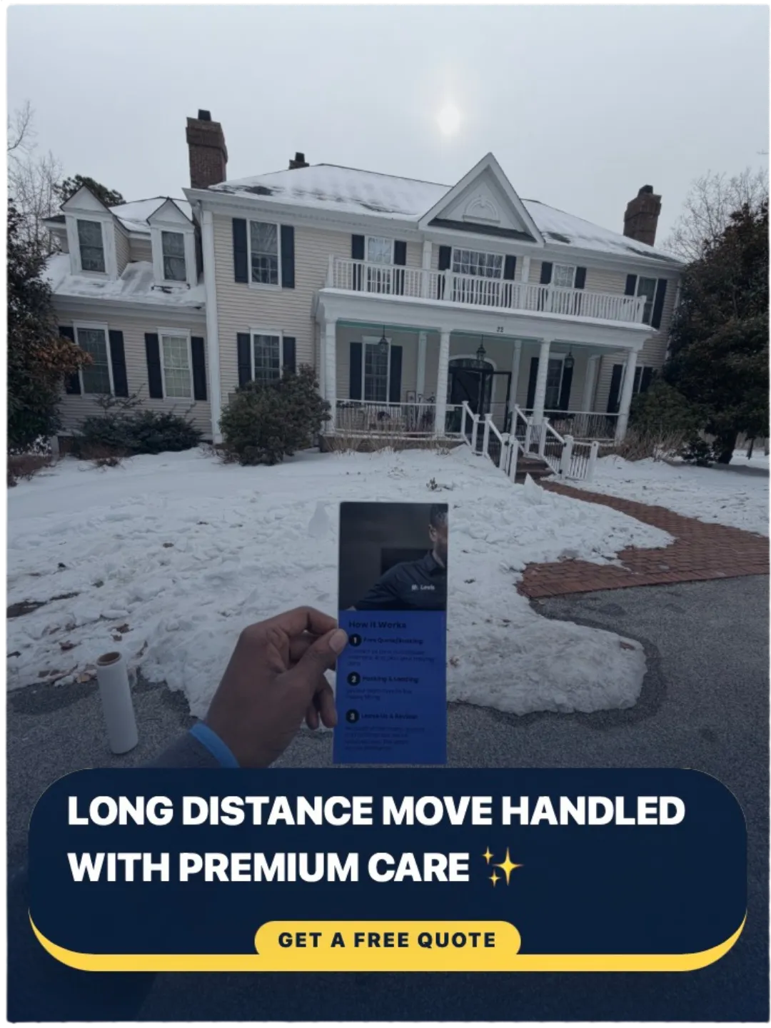 LONG DISTANCE MOVE HANDLED WITH PREMIUM CARE ✨ Get A Free Quote By Keep It Moving Services