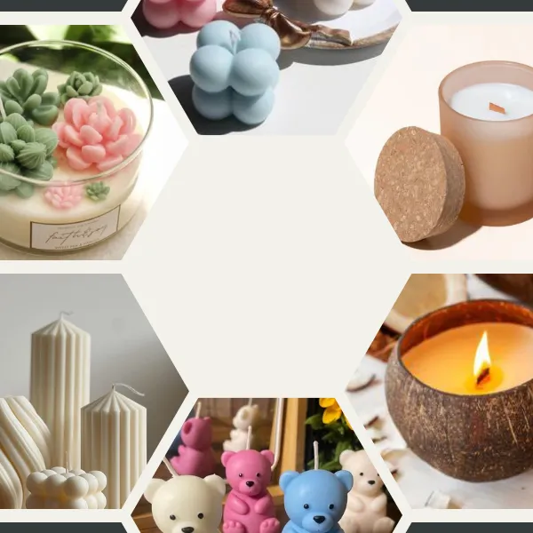 seven white candles closeup photography
