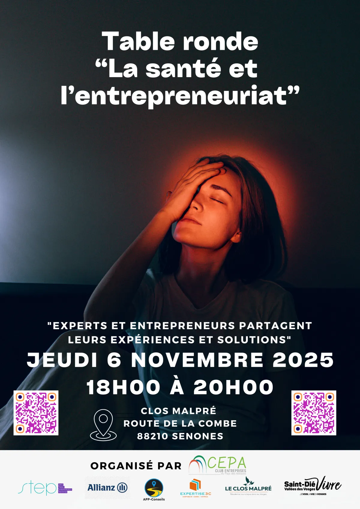 TABLE RONDE SPHERE 360 - "La santé et l'entrepreneuriat "
