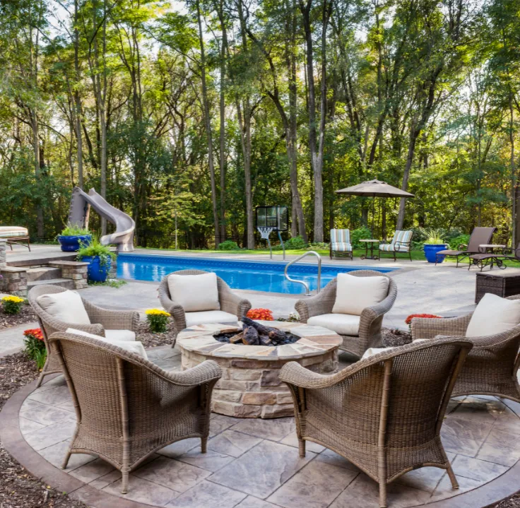 Cozy outdoor with Pool area 