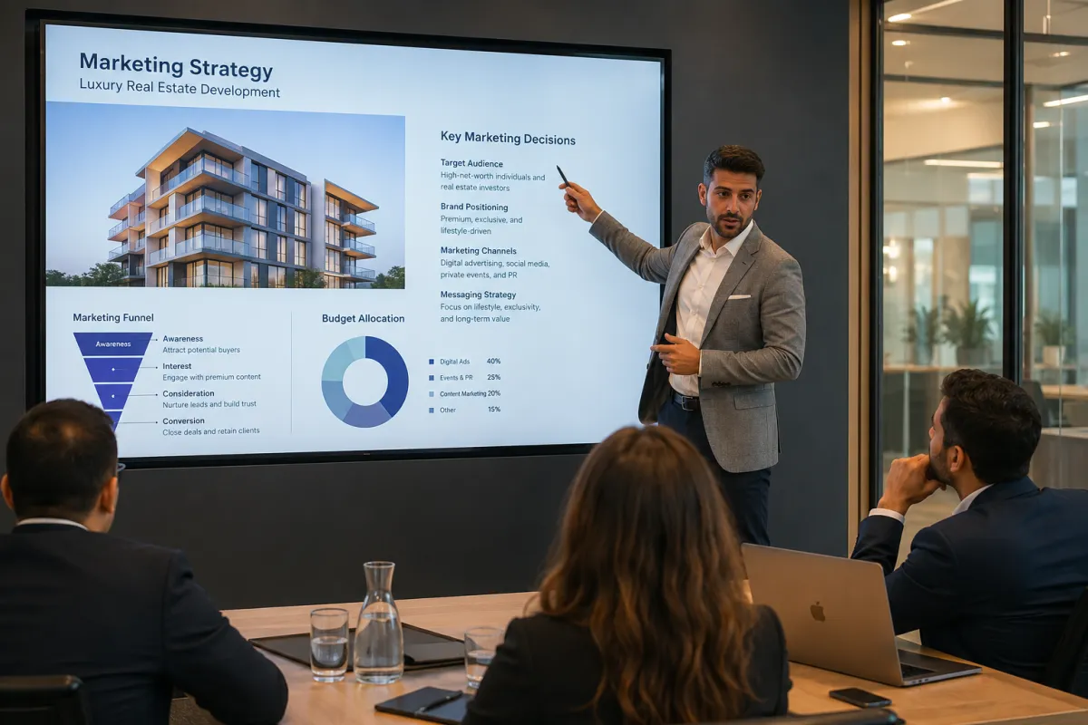 Developer reviewing cost per unit sold figures and remaining unit inventory