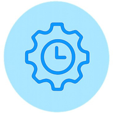 "automations save hours" icon