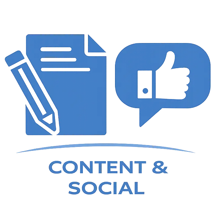 content marketing and social media system for brand visibility and engagement