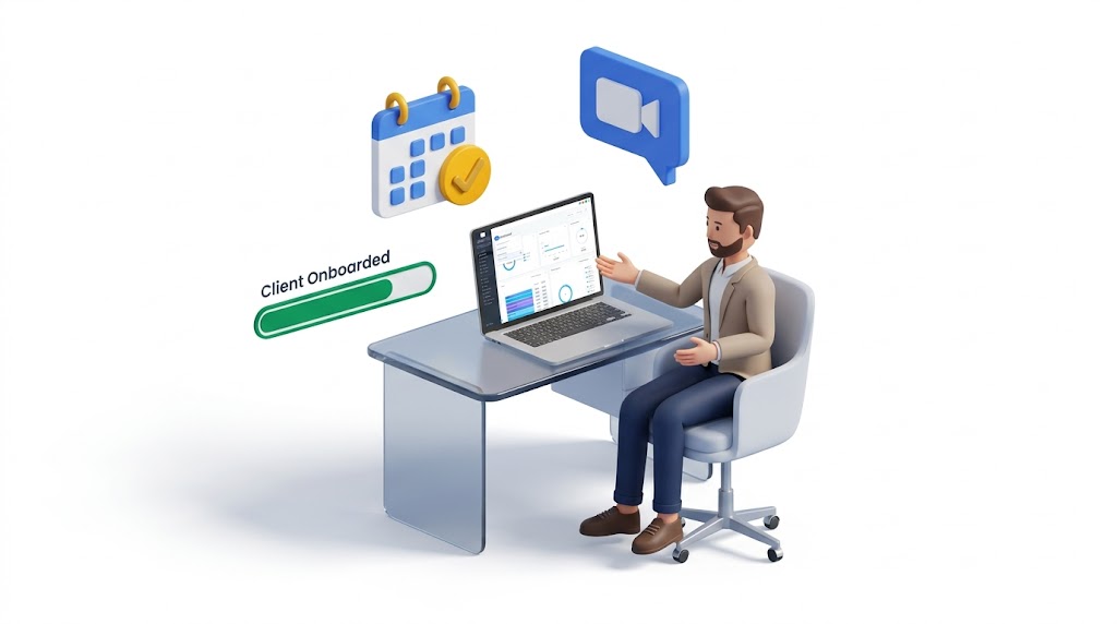 GoHighLevel CRM automation for Australian coaches and consultants showing discovery call booking and client nurturing.