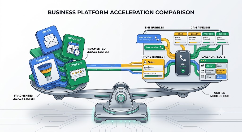 GoHighLevel vs ActiveCampaign marketing automation and CRM comparison for Australian businesses by Pixelgram Brisbane