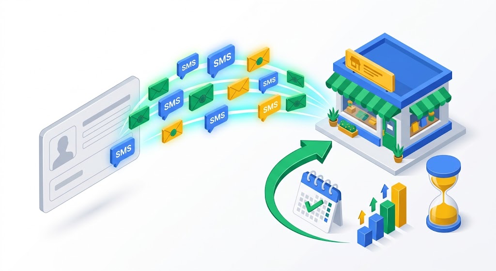 GoHighLevel customer reactivation workflow reconnecting inactive customers through SMS and email, by Pixelgram Brisbane