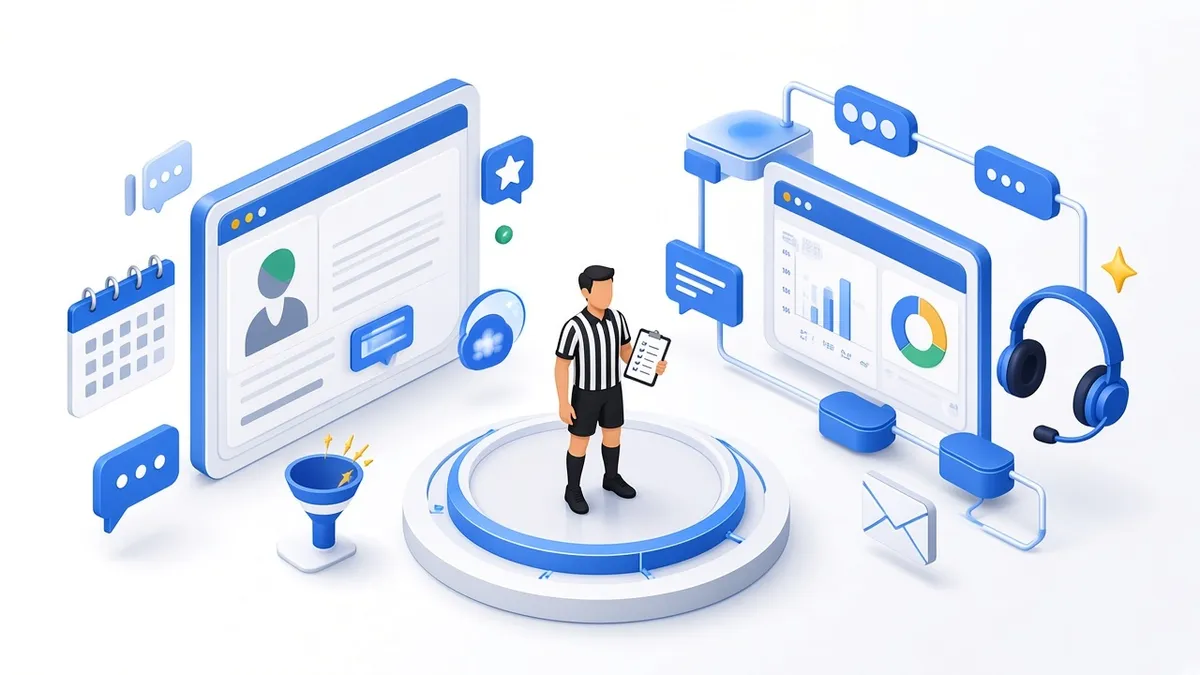 GoHighLevel vs Freshsales CRM comparison for Australian small businesses, two CRM dashboards side by side, by Pixelgram Brisbane