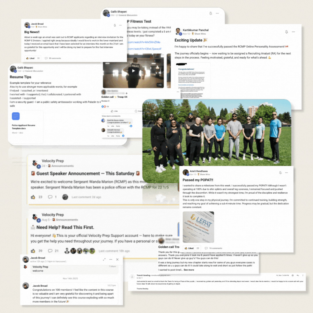 Accountability Through a Private Community