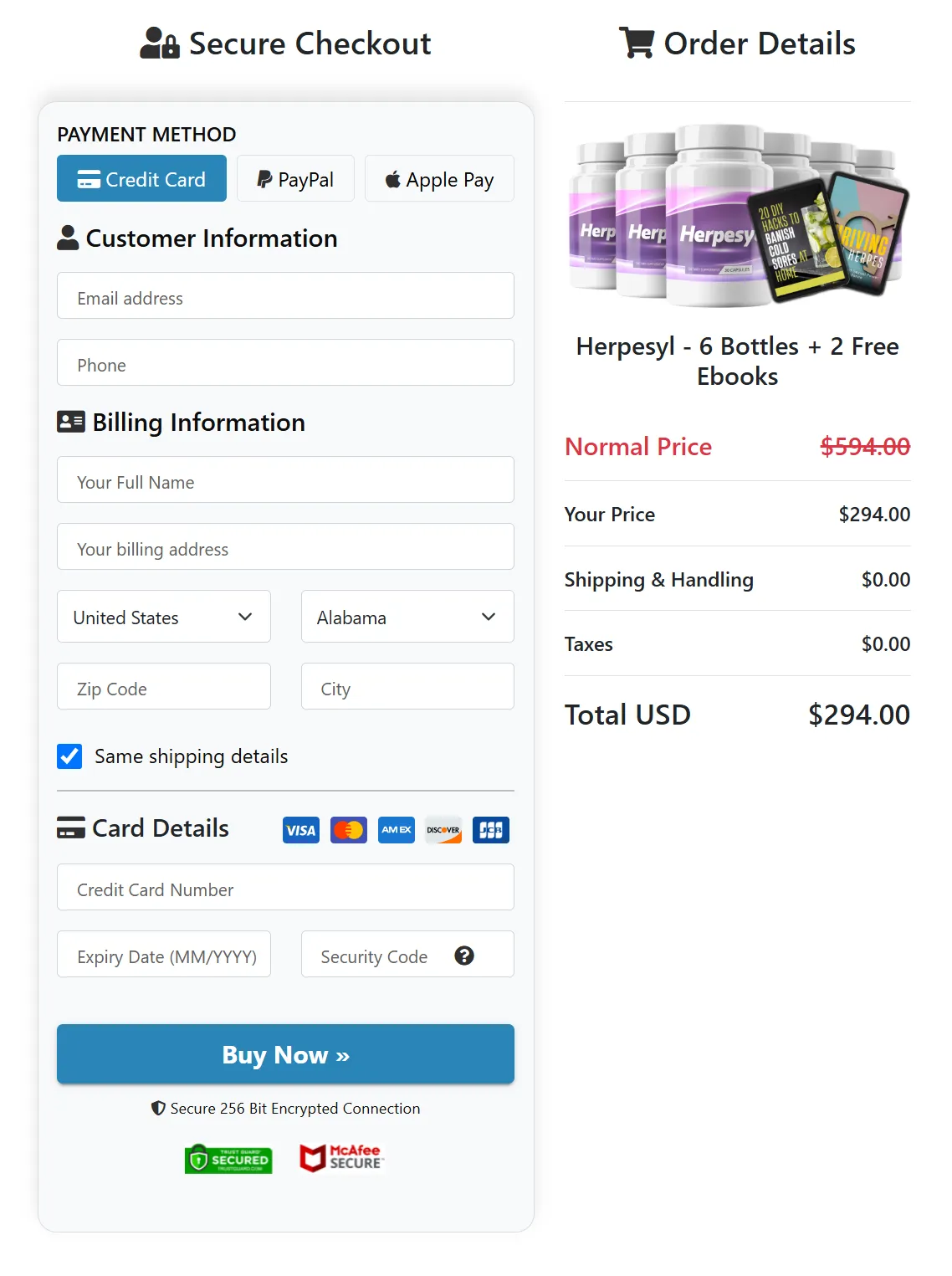 Herpesyl buy