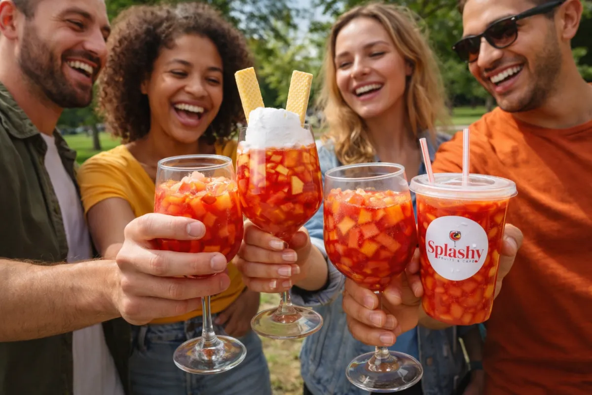 Three Splashy Fruits Salpicón cups in different sizes