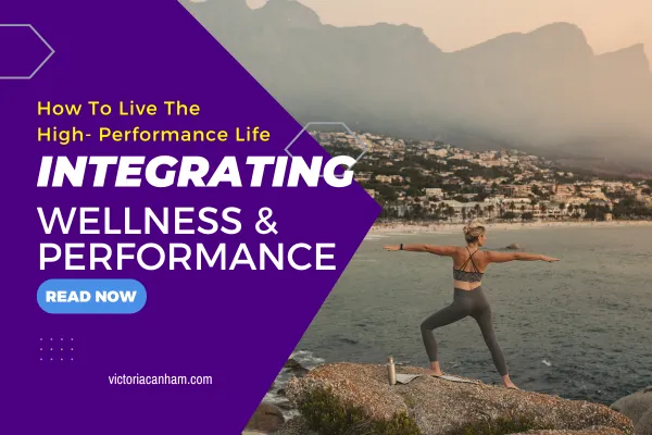 Victoria Canham Coaching: A woman doing exercises on a rock by the ocean
