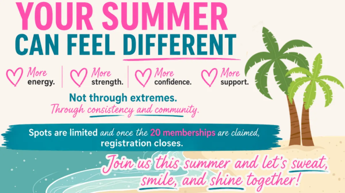 The Real Secret to Staying Consistent With Fitness This Summer