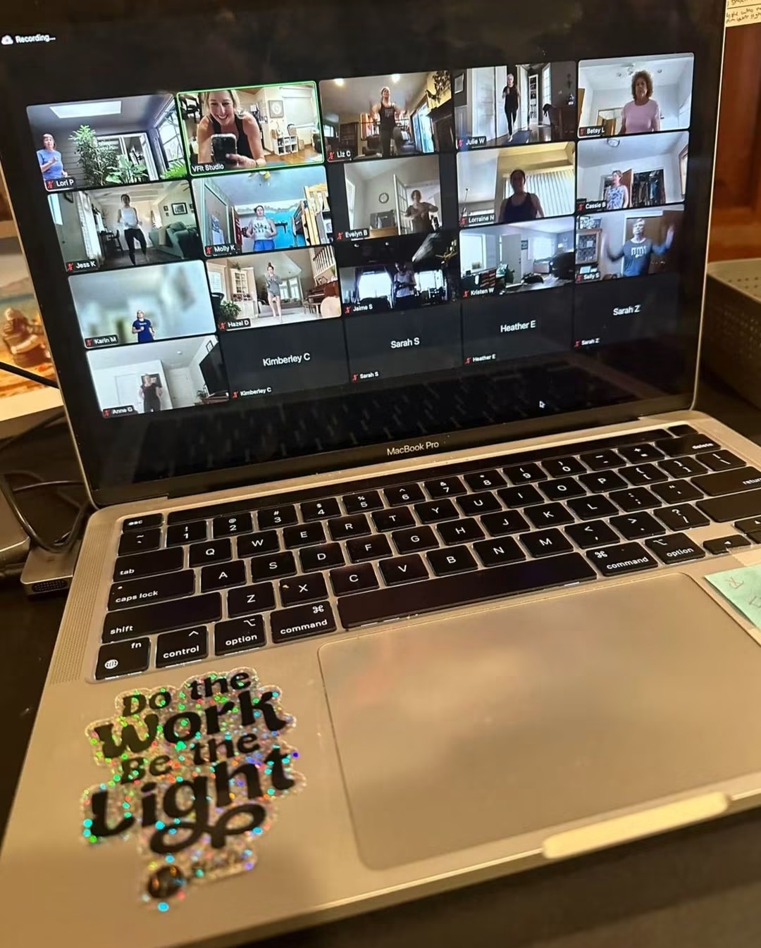 When your computer connects you to your favorite workout community