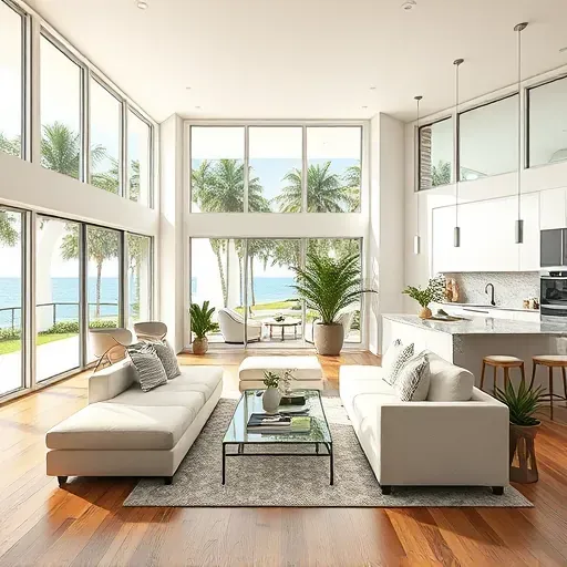 Whole-home remodeling in Jupiter, FL, showcasing a modern interior with stylish design elements and elegant finishes.