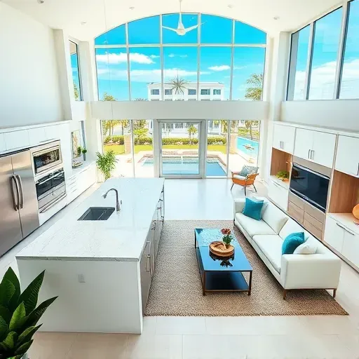 A stunning Whole-Home Remodeling in Highland Beach, FL, featuring elegant coastal-inspired interiors and natural light.