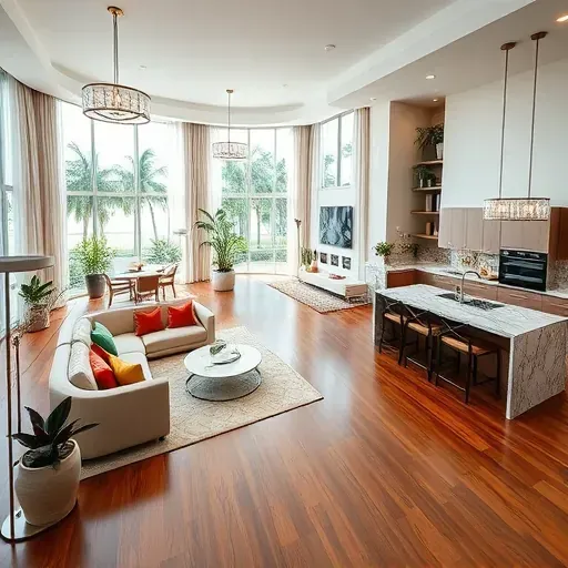 Luxurious Whole-Home Remodeling in Palm Beach, featuring an open-concept layout, elegant fixtures, and modern design.