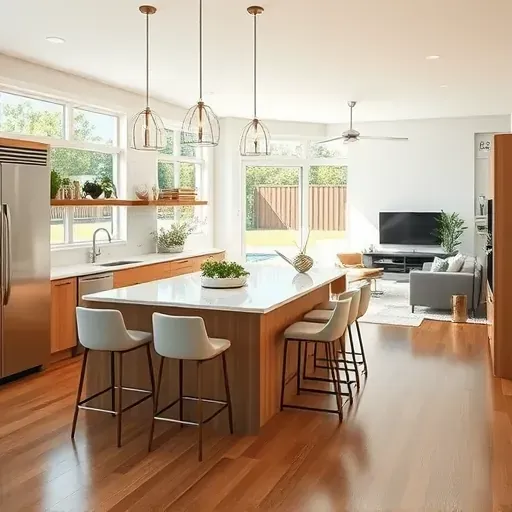 Remodeled kitchen in Jupiter, FL, with quartz countertops, stainless steel appliances, custom cabinetry, and natural light.