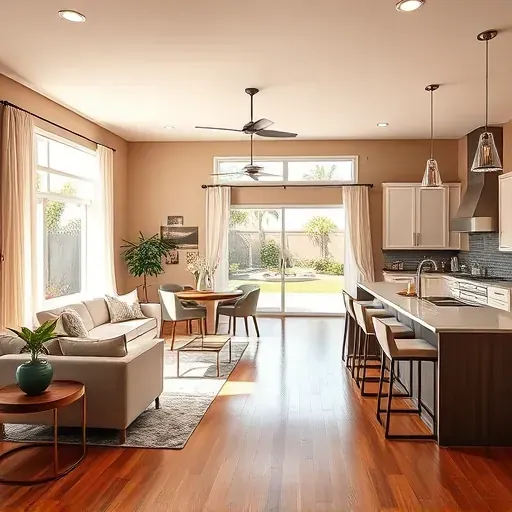 Whole-home remodeling in Lake Worth, FL, featuring modern interiors, open-concept living, and lush landscaped views.