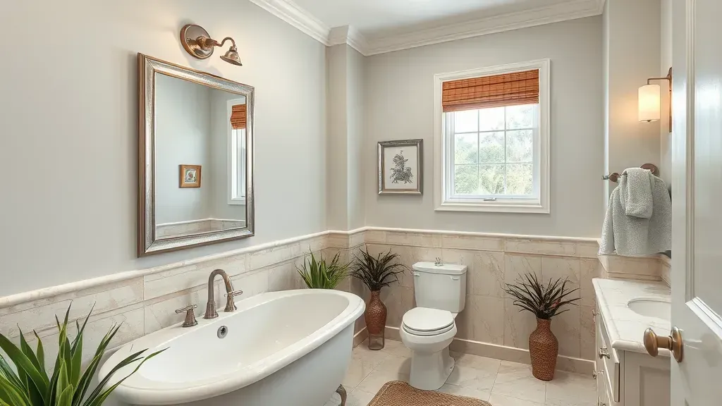 Bathroom painting projects in Jupiter, FL, showcasing vibrant colors and elegant designs for fresh interiors.