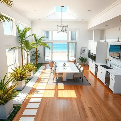 Whole-home remodeling in Palm Beach Shores, FL, featuring a modern coastal residence, elegant landscaping, and bright interiors.