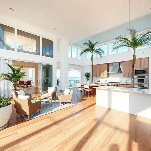 Whole-home remodeling in Admirals Cove, FL, showcasing modern coastal design, open spaces, and inviting outdoor areas.