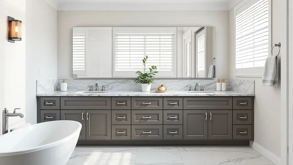 Bathroom countertops projects showcasing modern designs in Jupiter, FL
